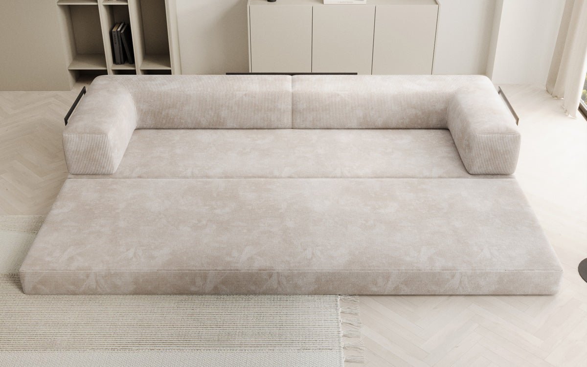 Designer Sofa Lazy 3 Sëtzer XXL a Kord
