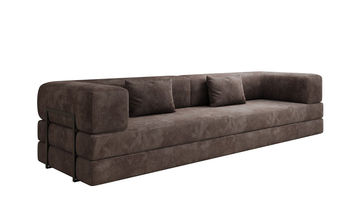 Designer Sofa Lazy 3 Sëtzer XXL a Kord