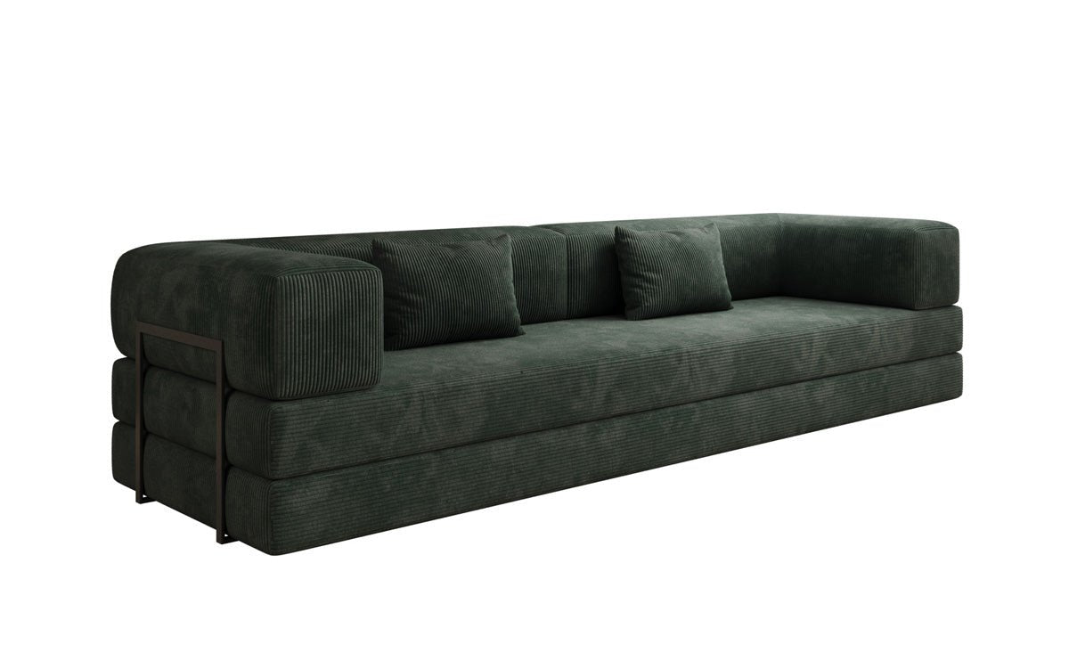 Designer Sofa Lazy 3 Sëtzer XXL a Kord