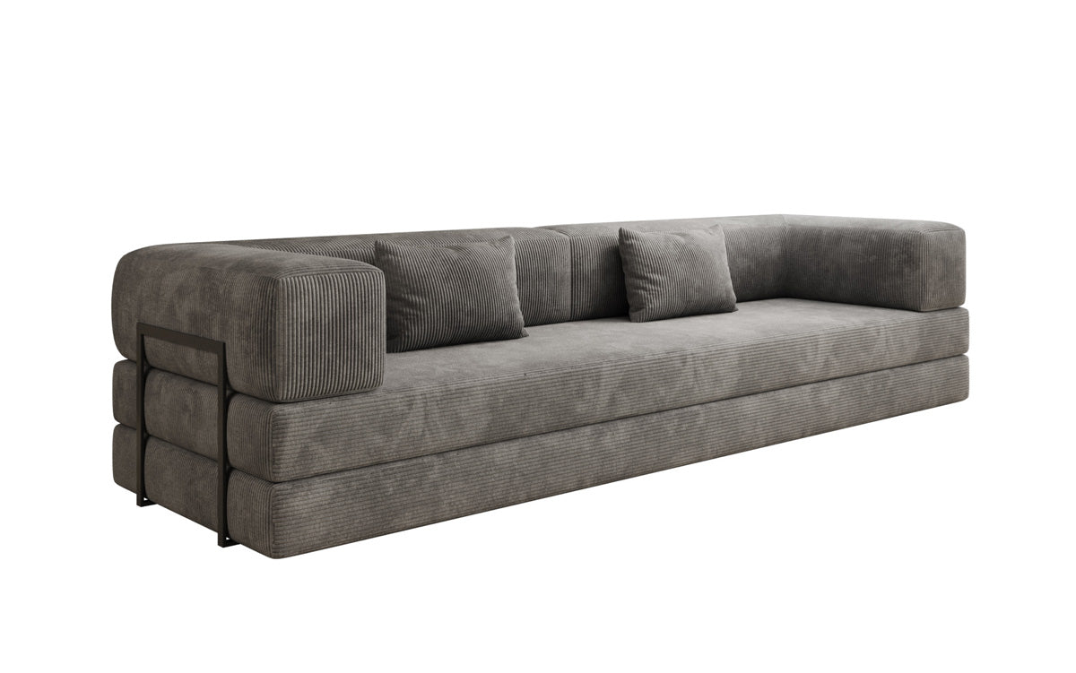 Designer Sofa Lazy 3 Sëtzer XXL a Kord