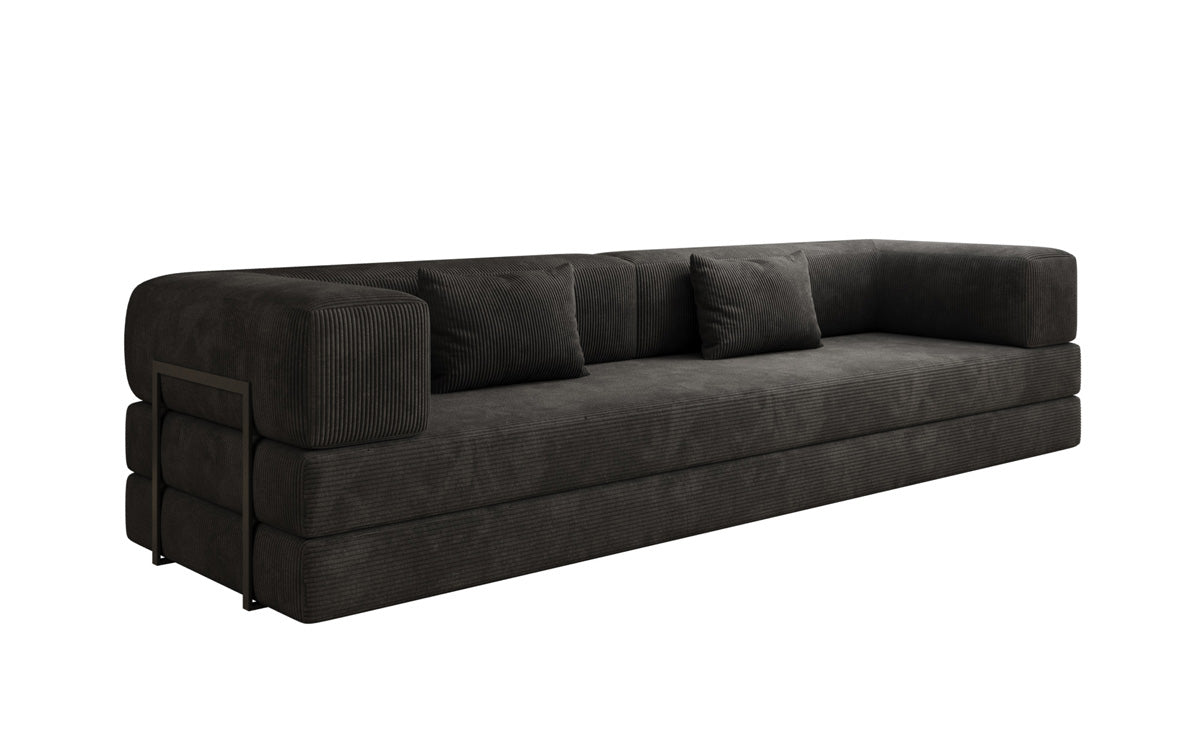 Designer Sofa Lazy 3 Sëtzer XXL a Kord