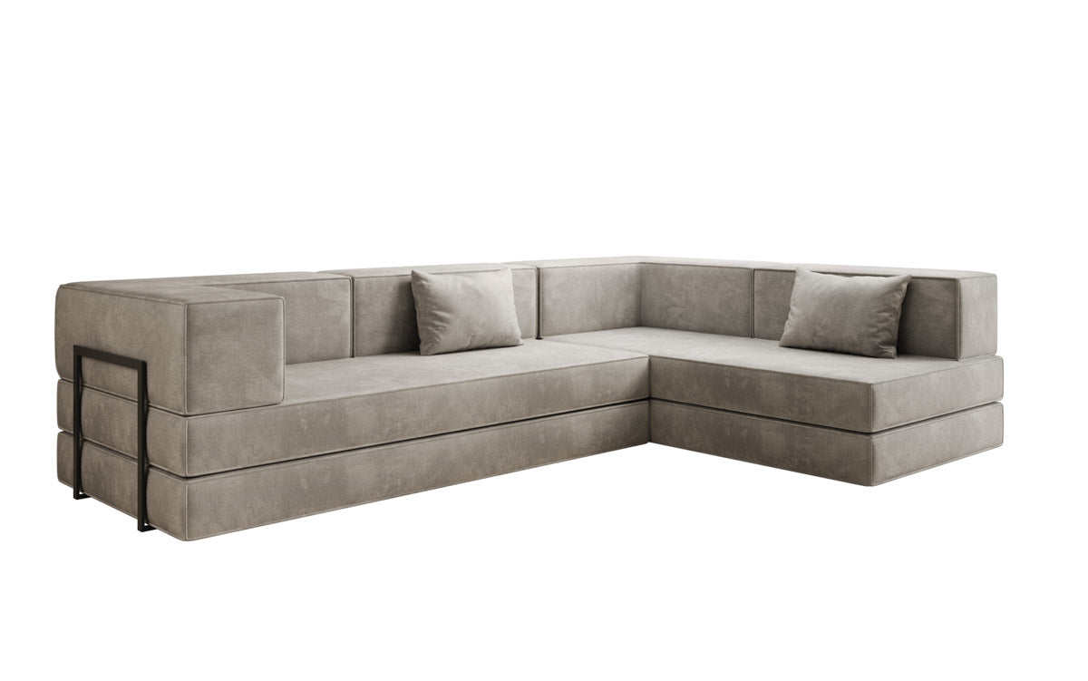 Designer Sofa Lazy L in Samt