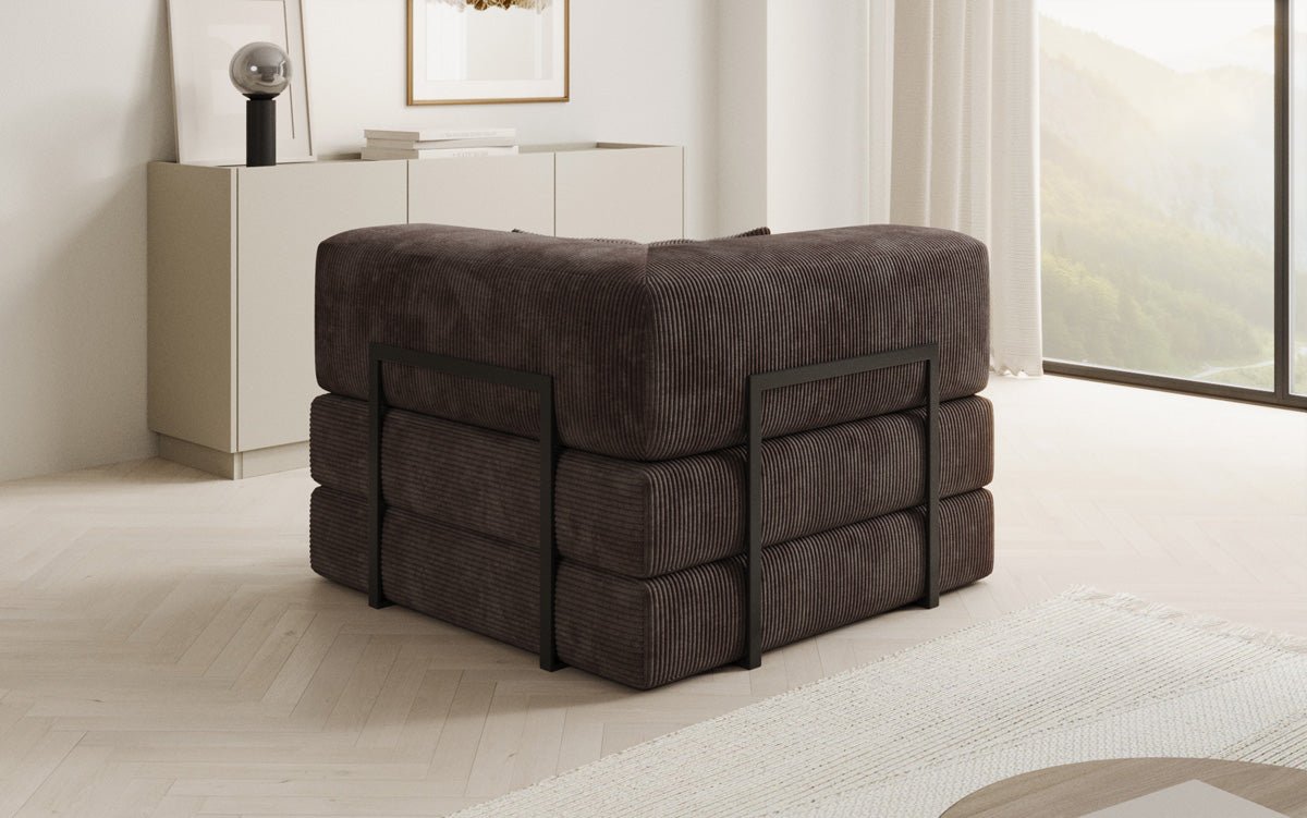 Designer Sofa-Sessel Lazy aus Cord