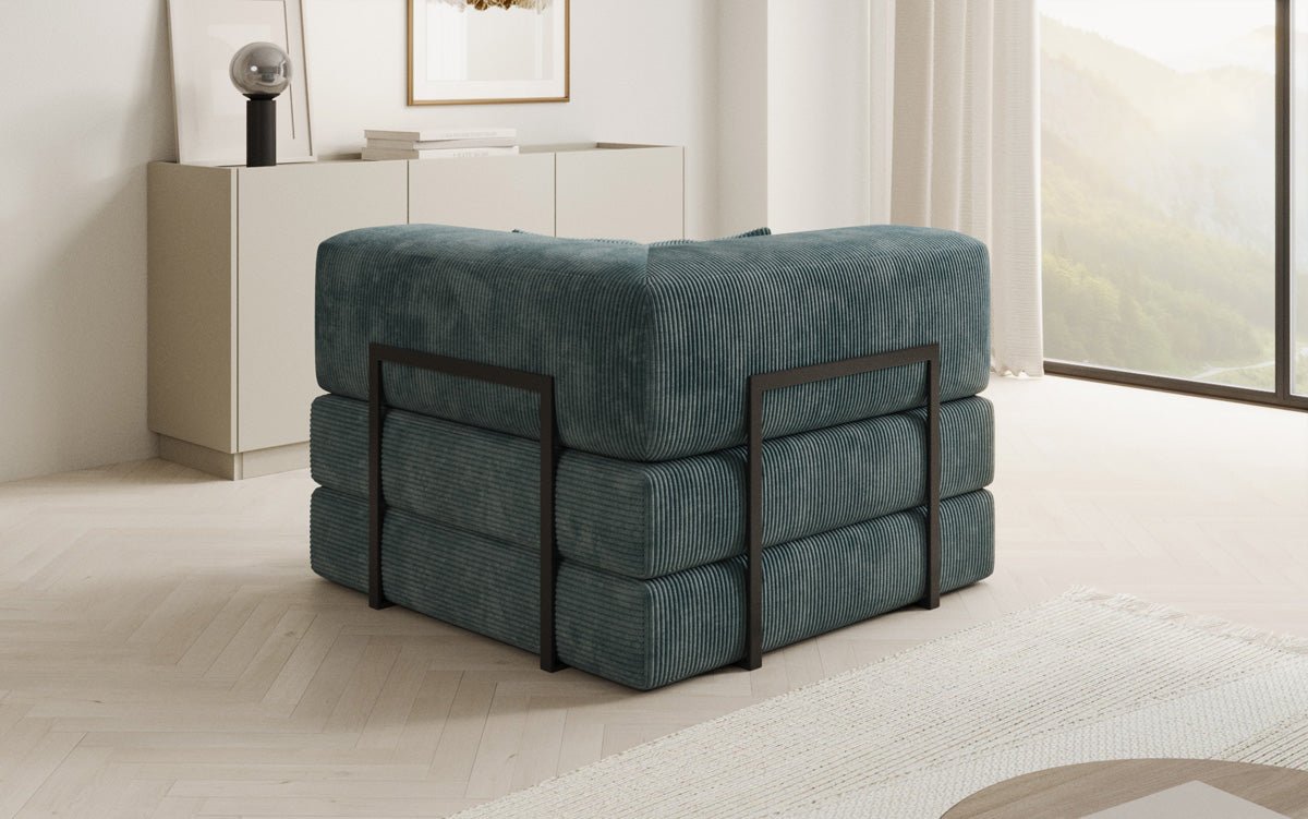 Designer Sofa-Sessel Lazy aus Cord