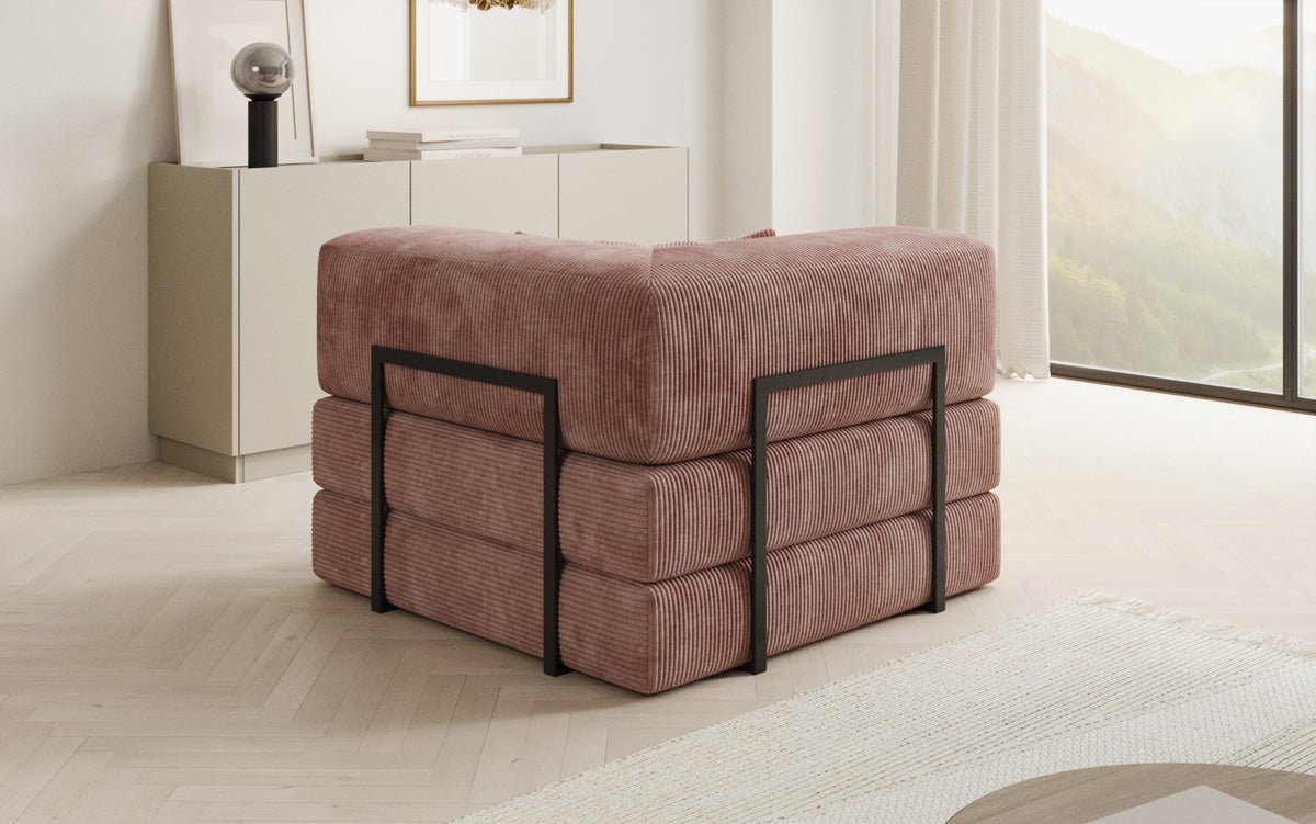 Designer Sofa-Sessel Lazy aus Cord