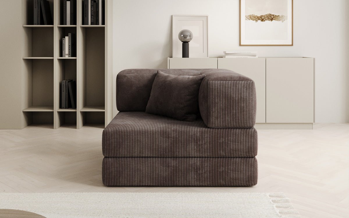 Designer Sofa-Sessel Lazy aus Cord