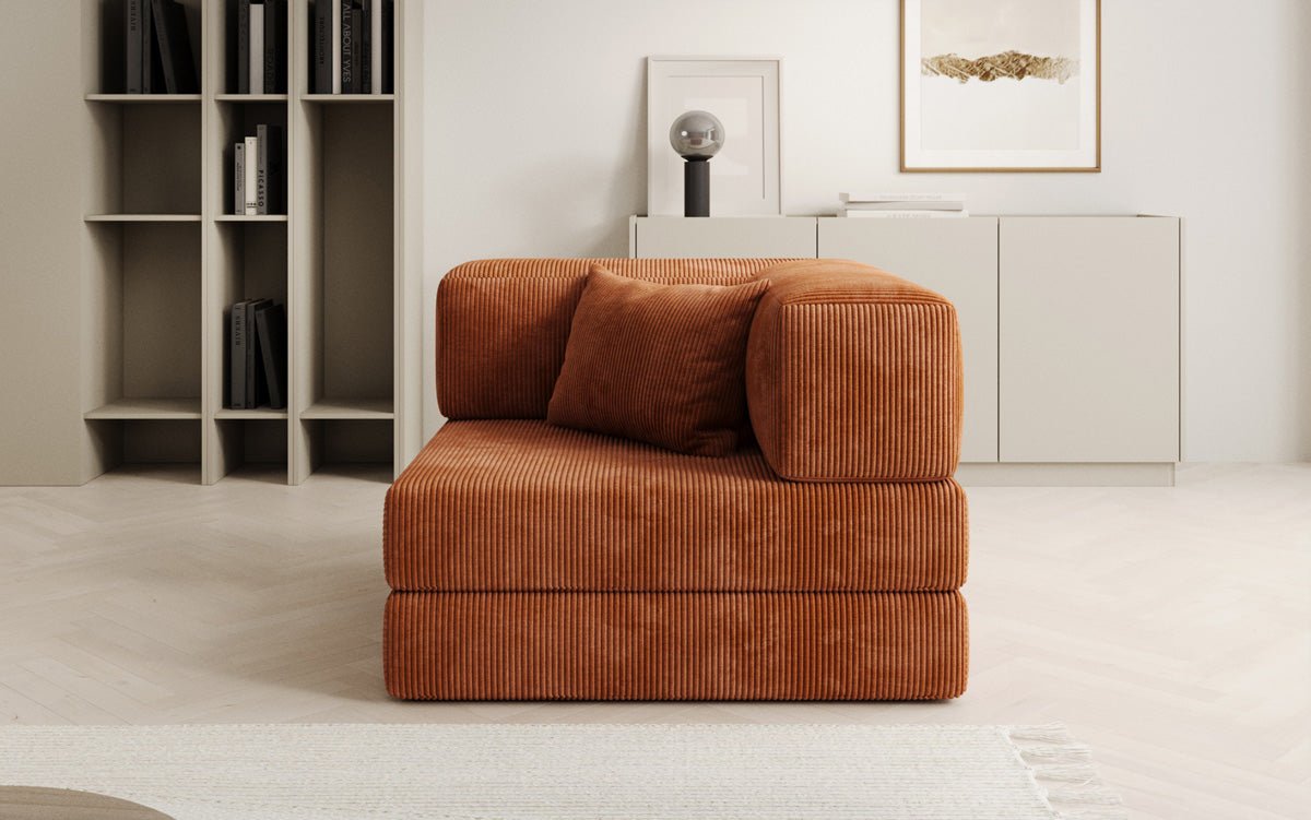 Designer Sofa-Sessel Lazy aus Cord