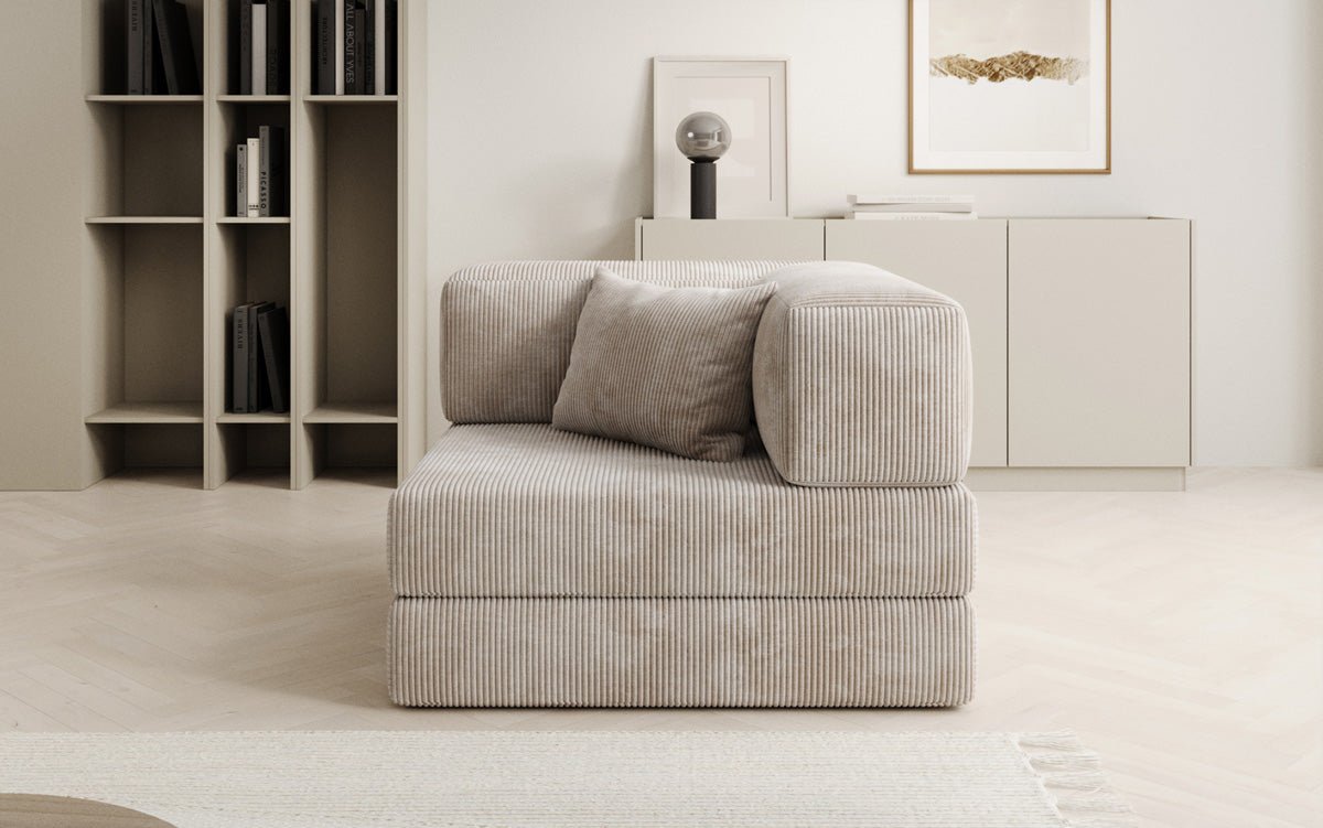 Designer Sofa-Sessel Lazy aus Cord