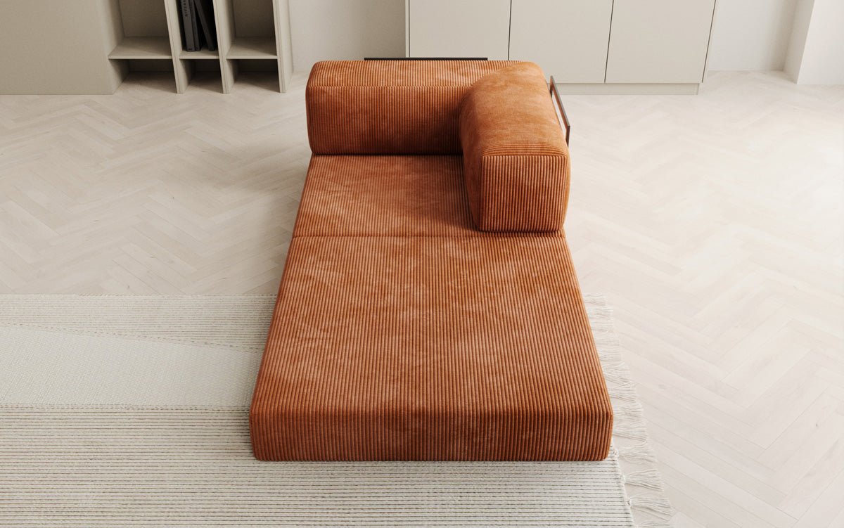 Designer Sofa-Sessel Lazy aus Cord