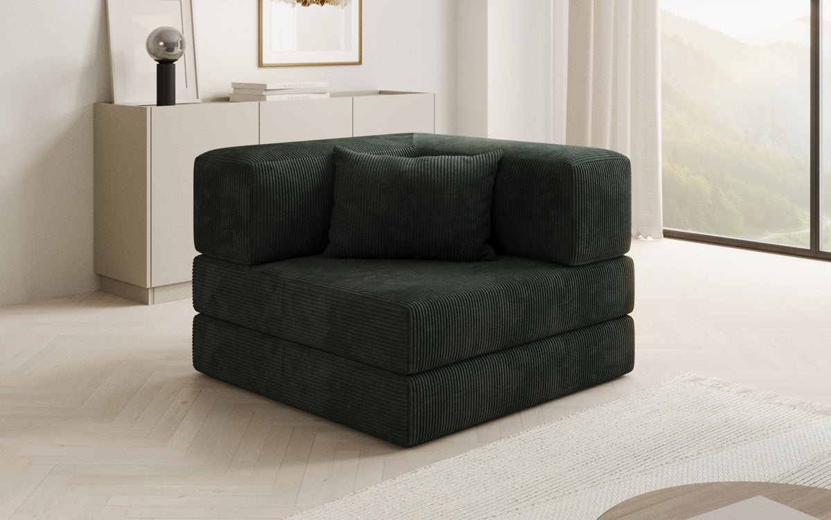 Designer Sofa-Sessel Lazy aus Cord