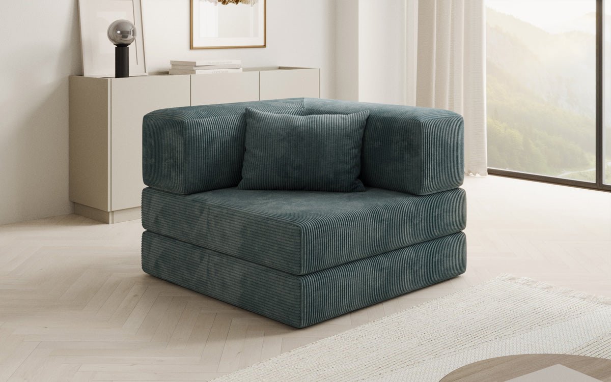 Designer Sofa-Sessel Lazy aus Cord