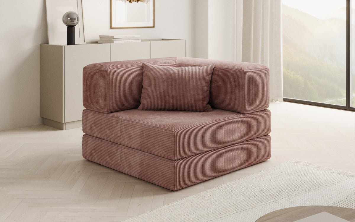 Designer Sofa-Sessel Lazy aus Cord