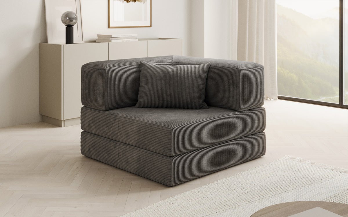 Designer Sofa-Sessel Lazy aus Cord