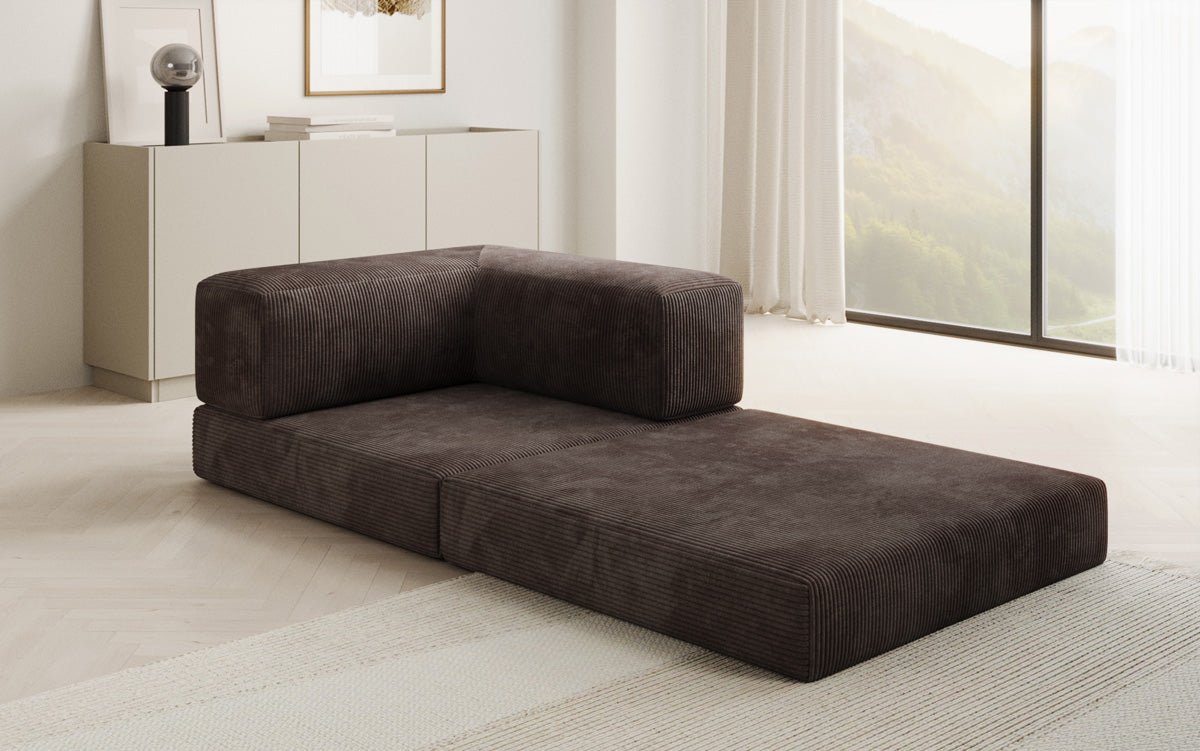 Designer Sofa-Sessel Lazy aus Cord