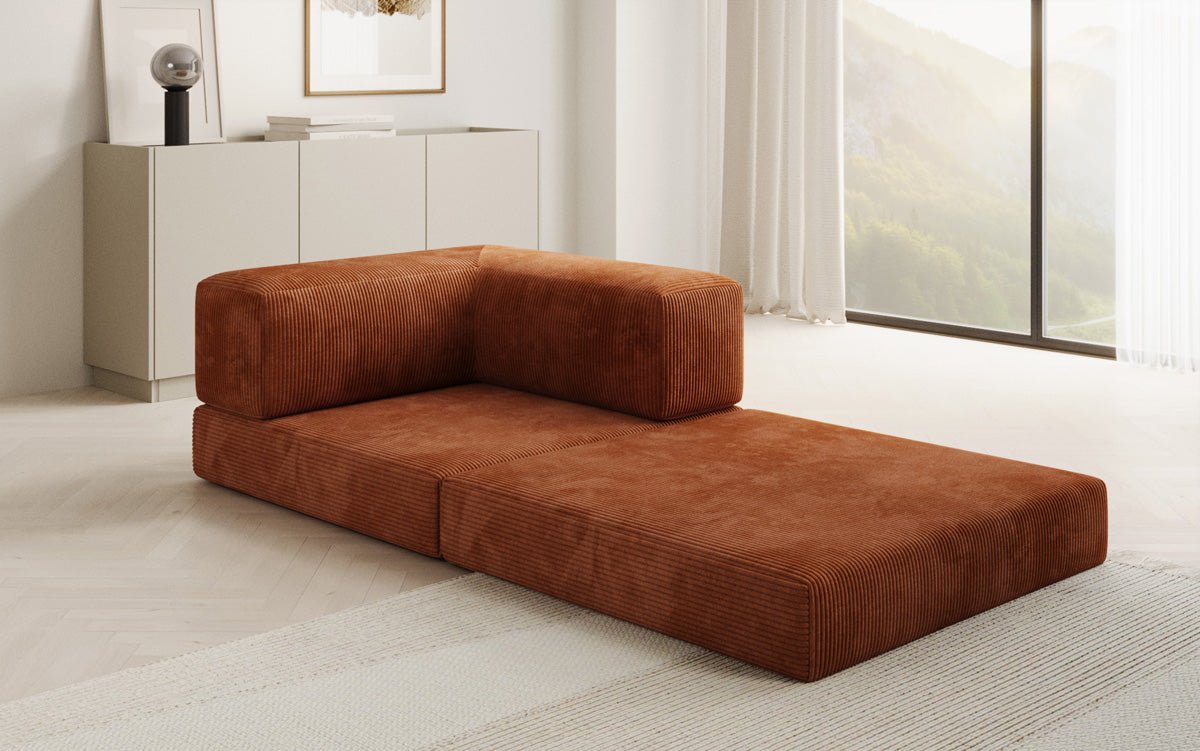 Designer Sofa-Sessel Lazy aus Cord