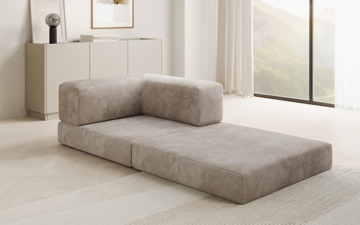 Designer Sofa-Sessel Lazy aus Cord
