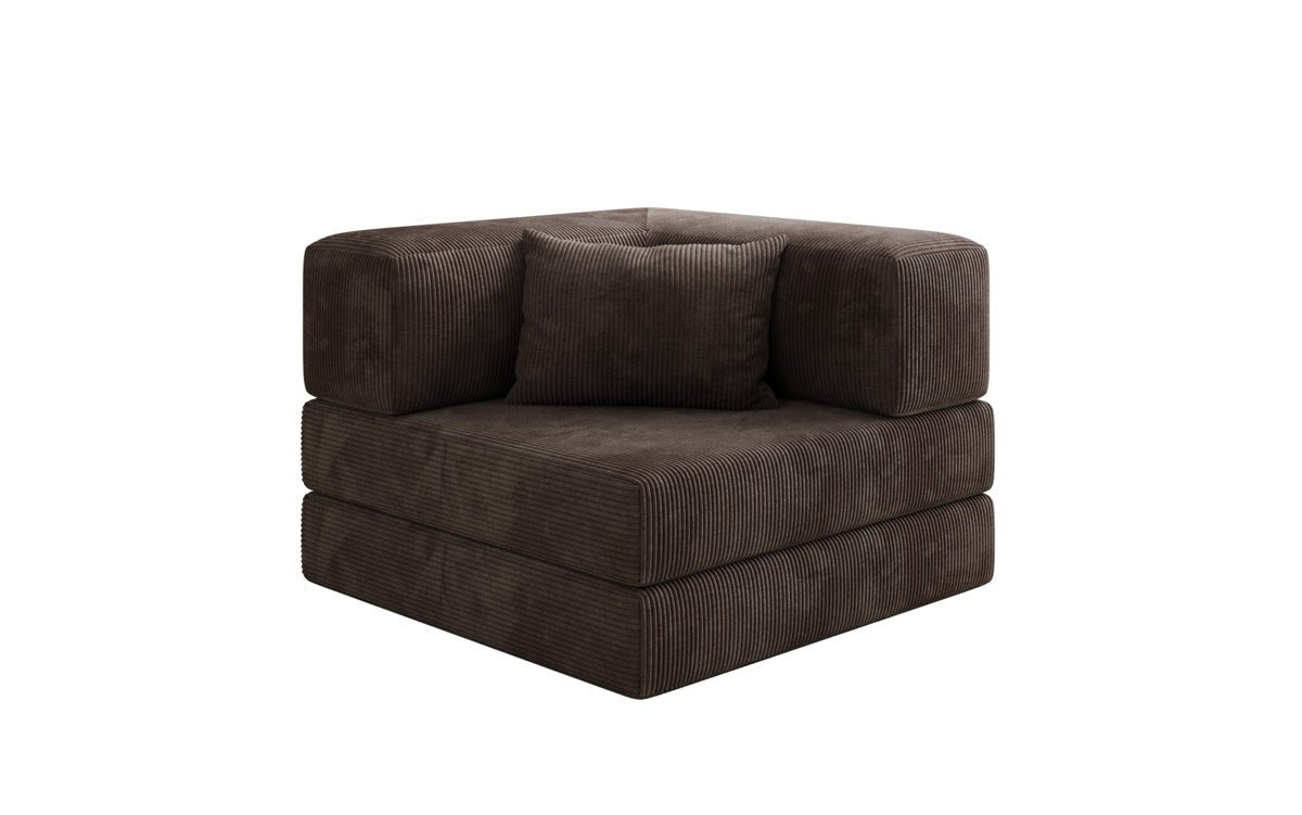 Designer Sofa-Sessel Lazy aus Cord