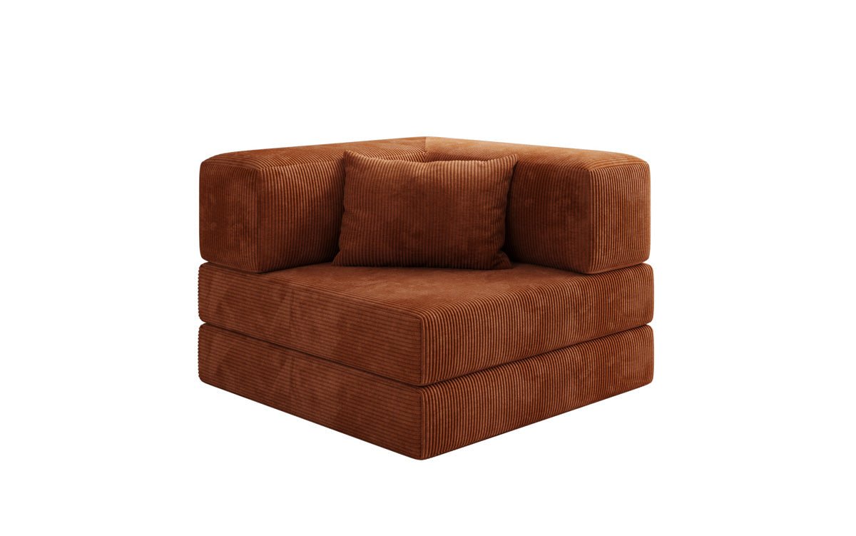 Designer Sofa-Sessel Lazy aus Cord