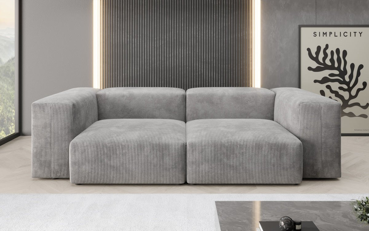 Designer 2 Sëtzer Sofa Snug a Cord