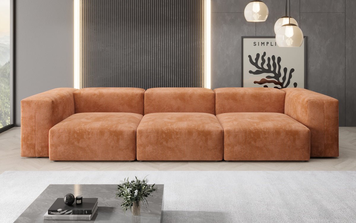 Designer 2 Sëtzer Sofa Snug a Cord