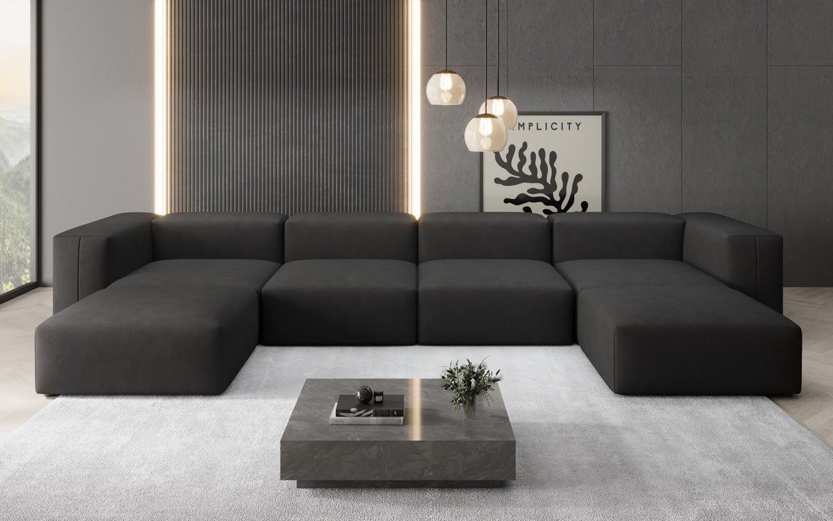 Designer U Sofa Snug am Stoff