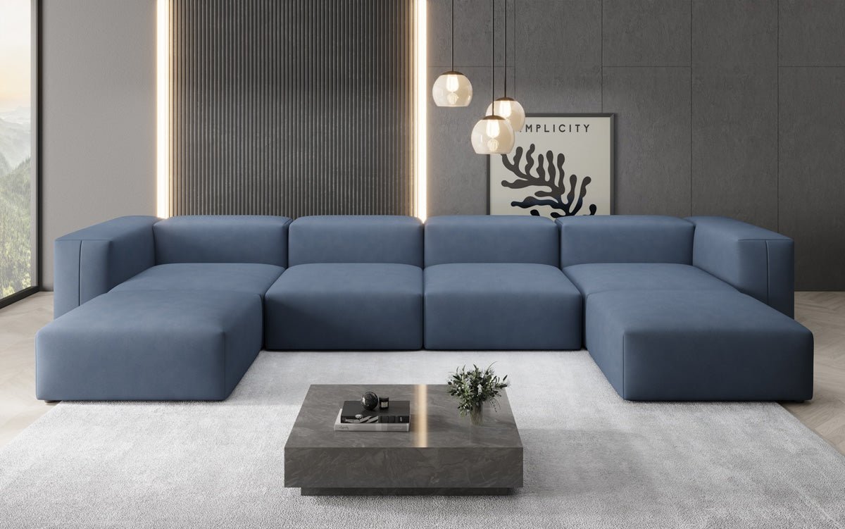 Designer U Sofa Snug am Stoff