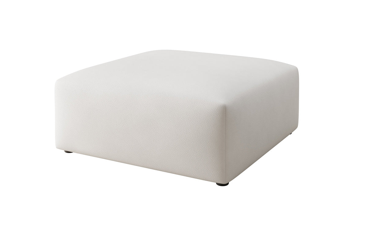 Beistellhocker 80 cm Snug aus Echtleder