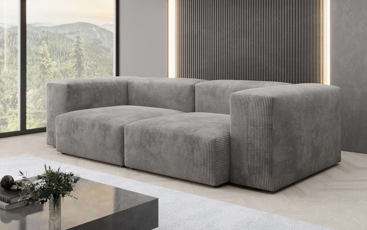 Designer 2 Sëtzer Sofa Snug a Cord