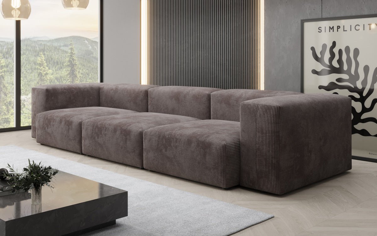 Designer 2 Sëtzer Sofa Snug a Cord