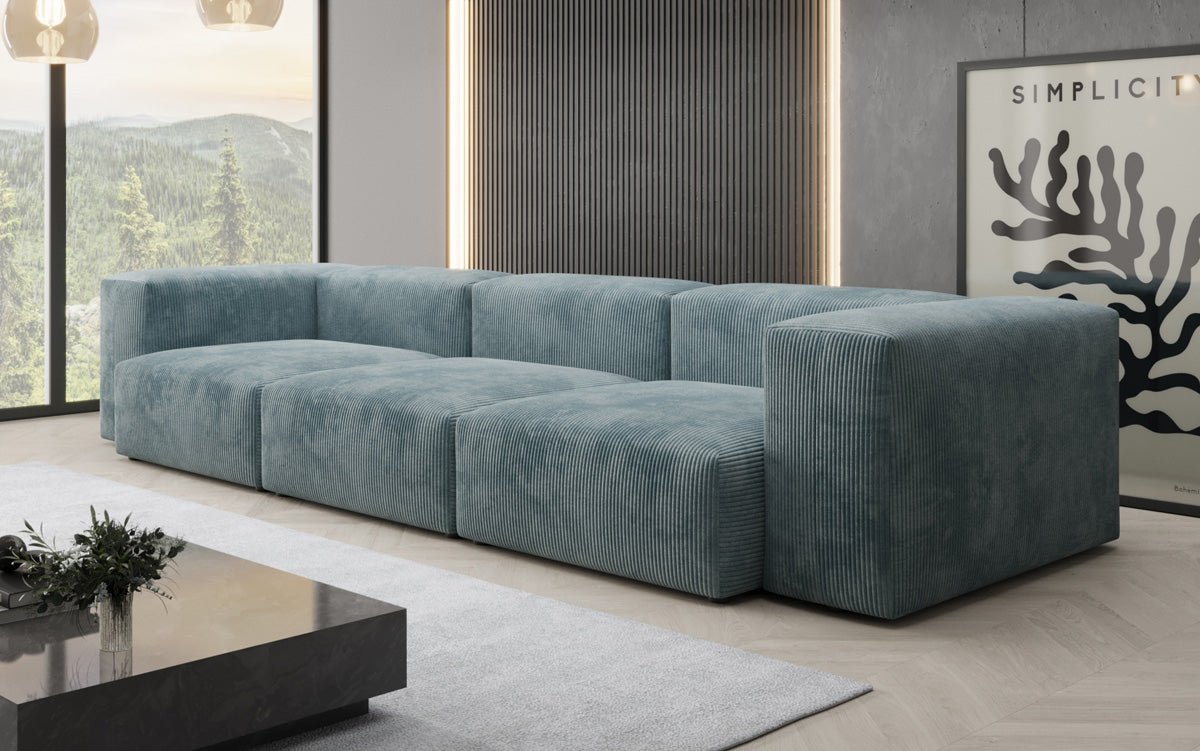 Designer 2 Sëtzer Sofa Snug a Cord