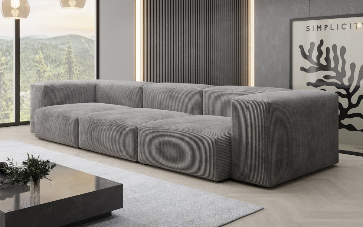 Designer 2 Sëtzer Sofa Snug a Cord