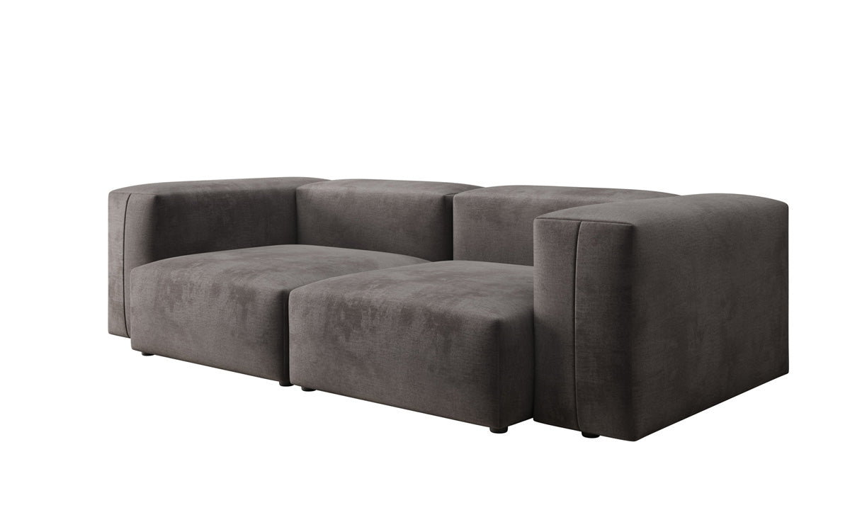 Designer 2 Sitzer Sofa Snug in Samt