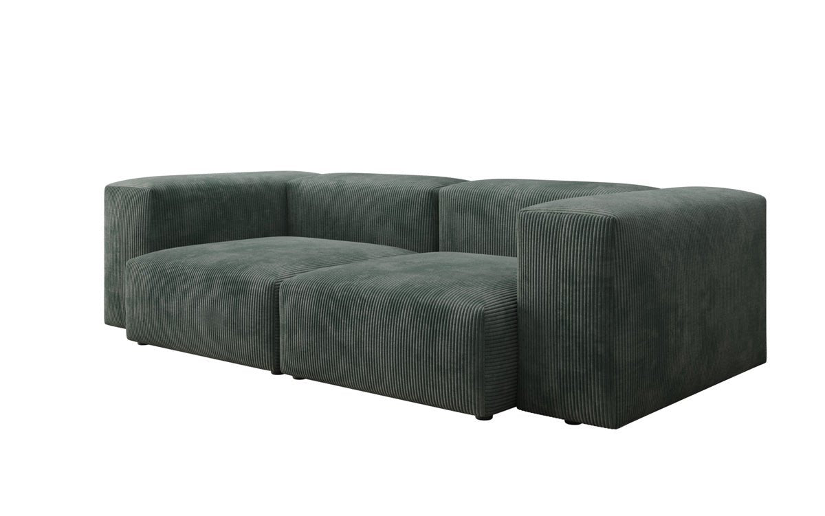Designer 2 Sëtzer Sofa Snug a Cord