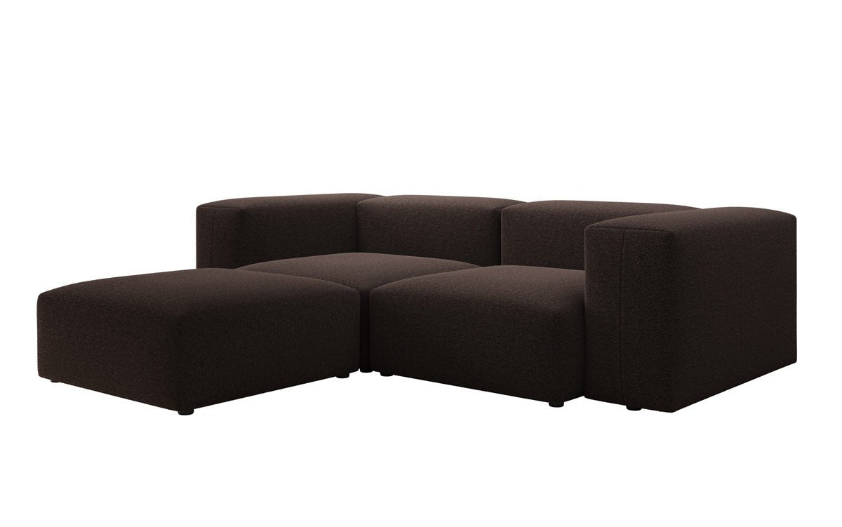 Designer L Sofa Snug Mini in Bouclé