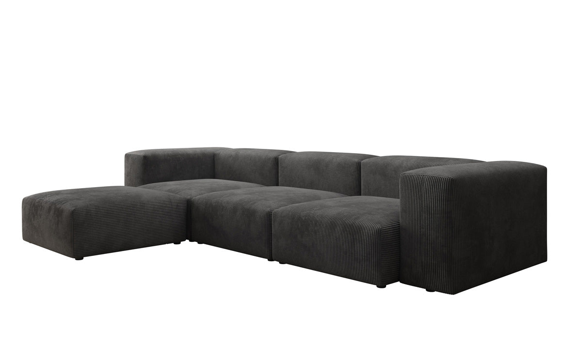 Designer L Sofa Snug in Cord