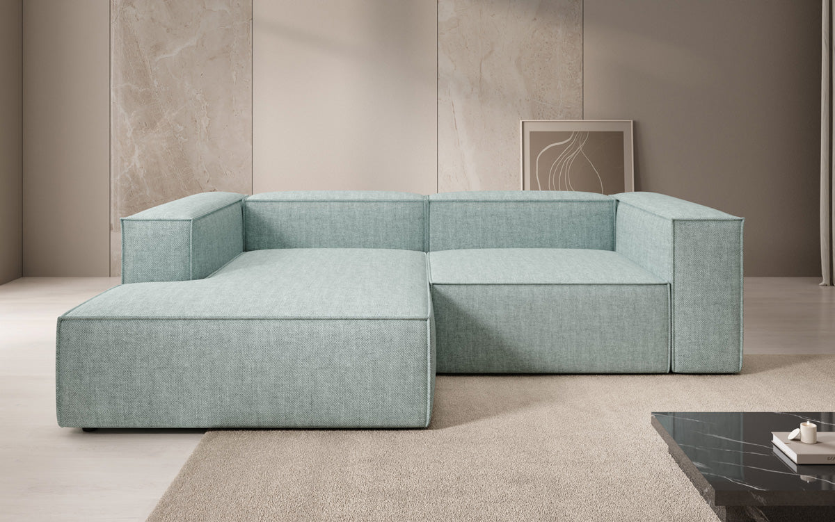 Designer Ecksofa Lesley Mini a Lengen-Optik
