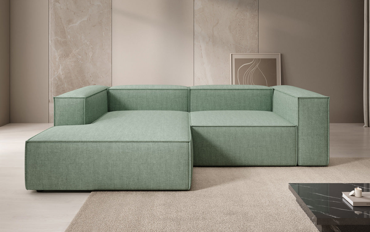 Designer Ecksofa Lesley Mini a Lengen-Optik