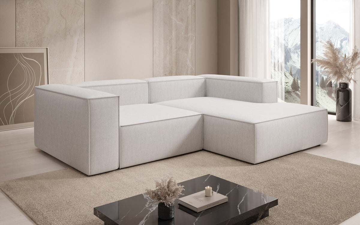 Designer Ecksofa Lesley Mini a Lengen-Optik