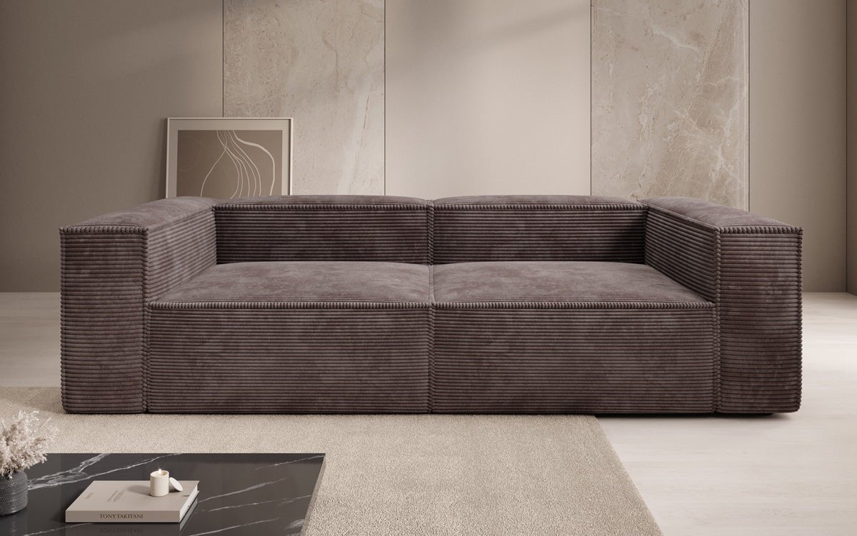 Designer Sofa Lesley 3 Sitzer in Cord