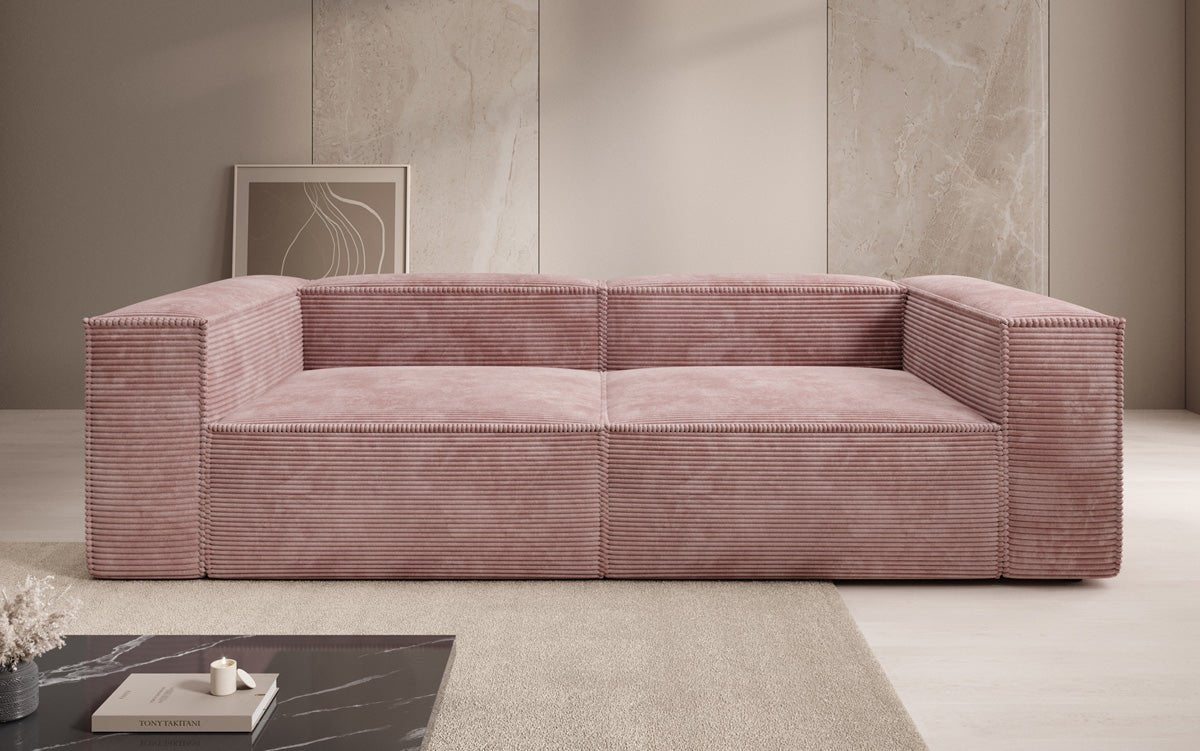 Designer Sofa Lesley 3 Sitzer in Cord
