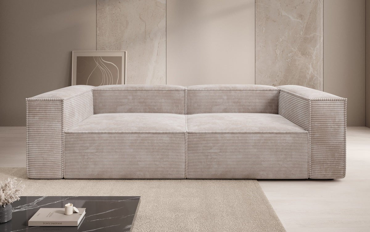Designer Sofa Lesley 3 Sitzer in Cord