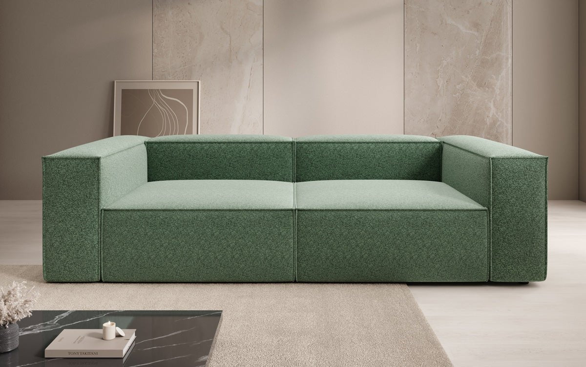 Designer Sofa Lesley 3 Sitzer in Strukturstoff