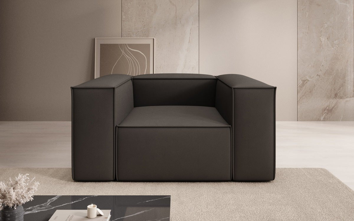 Designer Sofa-Sessel Lesley aus Stoff