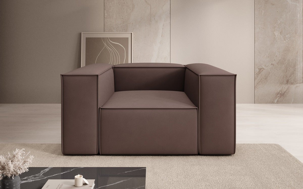Designer Sofa-Sessel Lesley aus Stoff