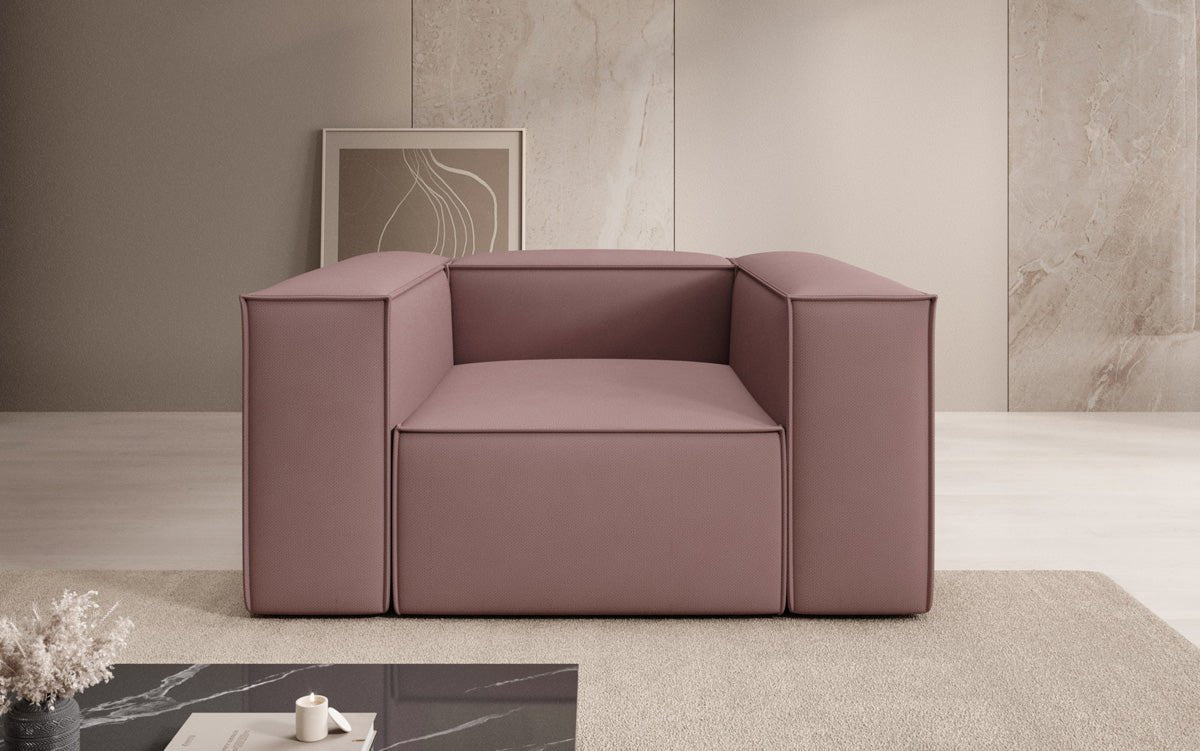 Designer Sofa-Sessel Lesley aus Stoff