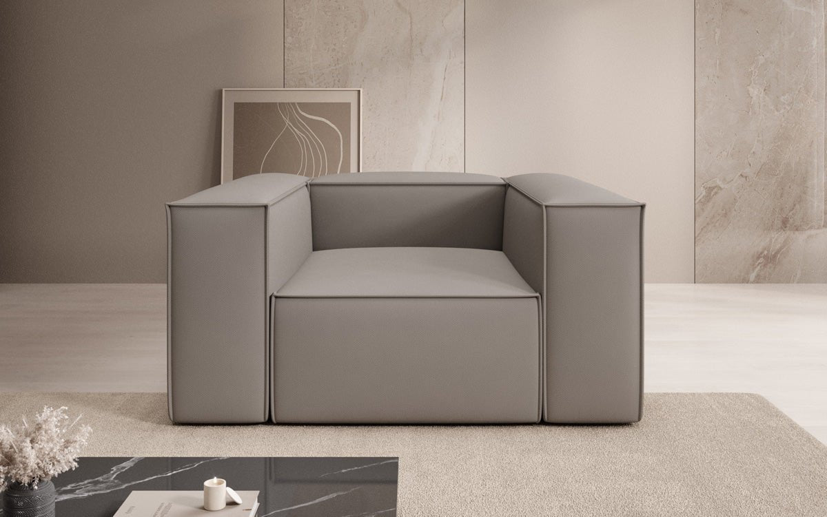 Designer Sofa-Sessel Lesley aus Stoff