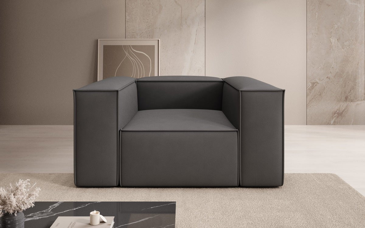 Designer Sofa-Sessel Lesley aus Stoff