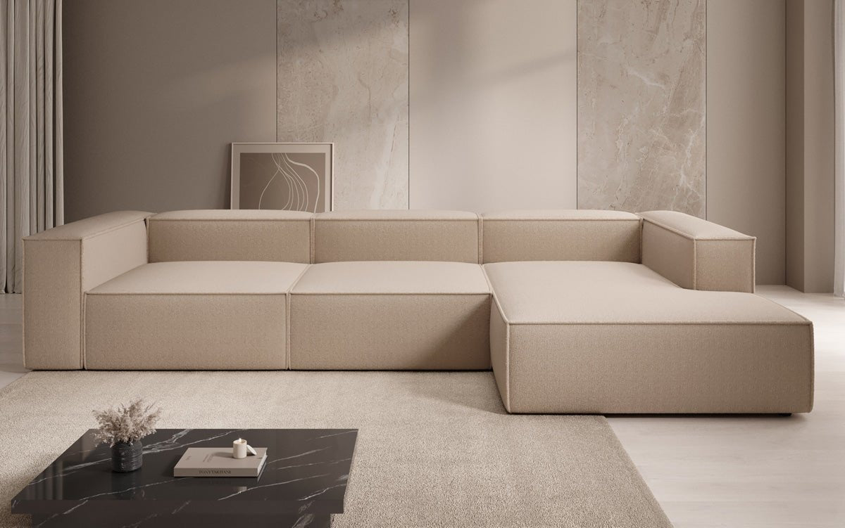 Designer Sofa Lesley L a Bouclé