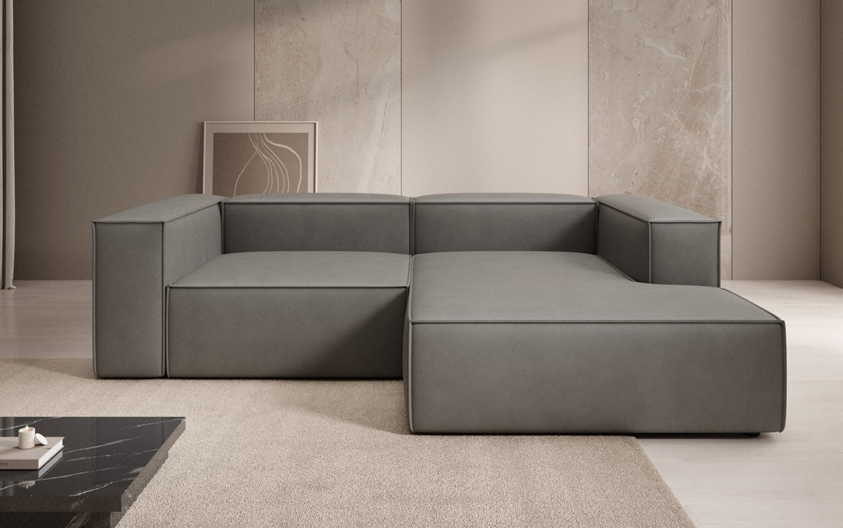 Designer Sofa Lesley L Mini a Echtleder