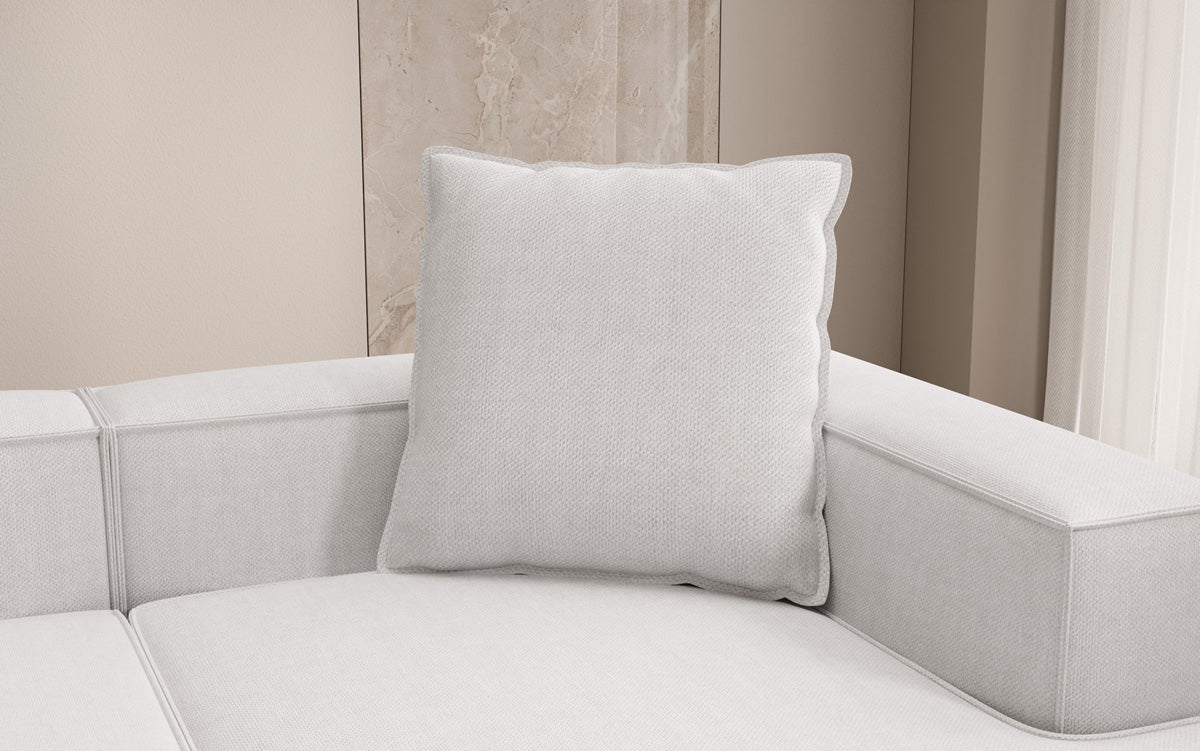 Zierkissen Lesley 60x60 in Leinen-Optik